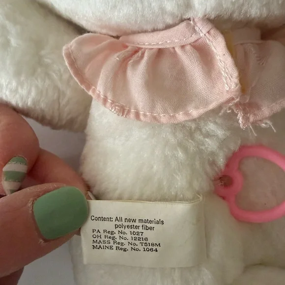 White Creata Kitty pull string works!!! HTF - Picture 3 of 4